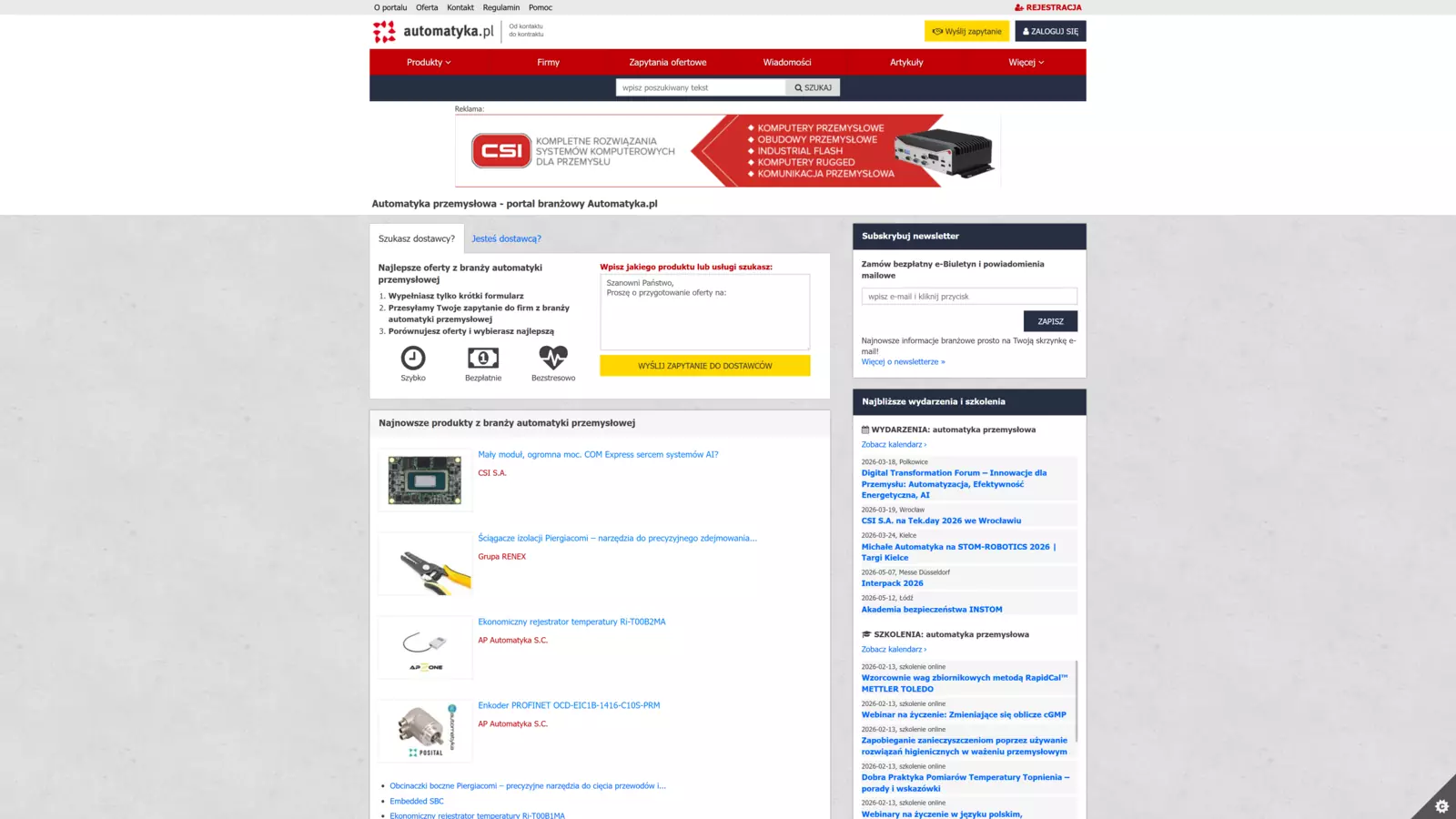 Strona główna portalu automatyka.pl