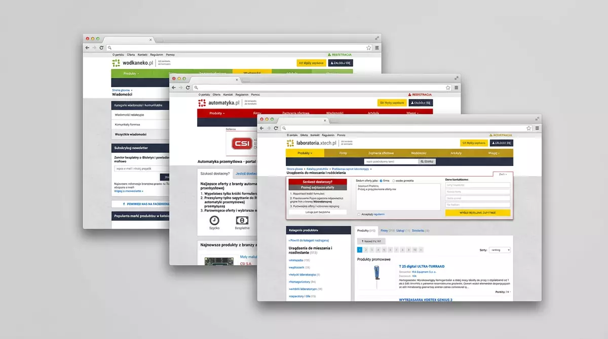 Platforma B2B dla branż inżynierskich